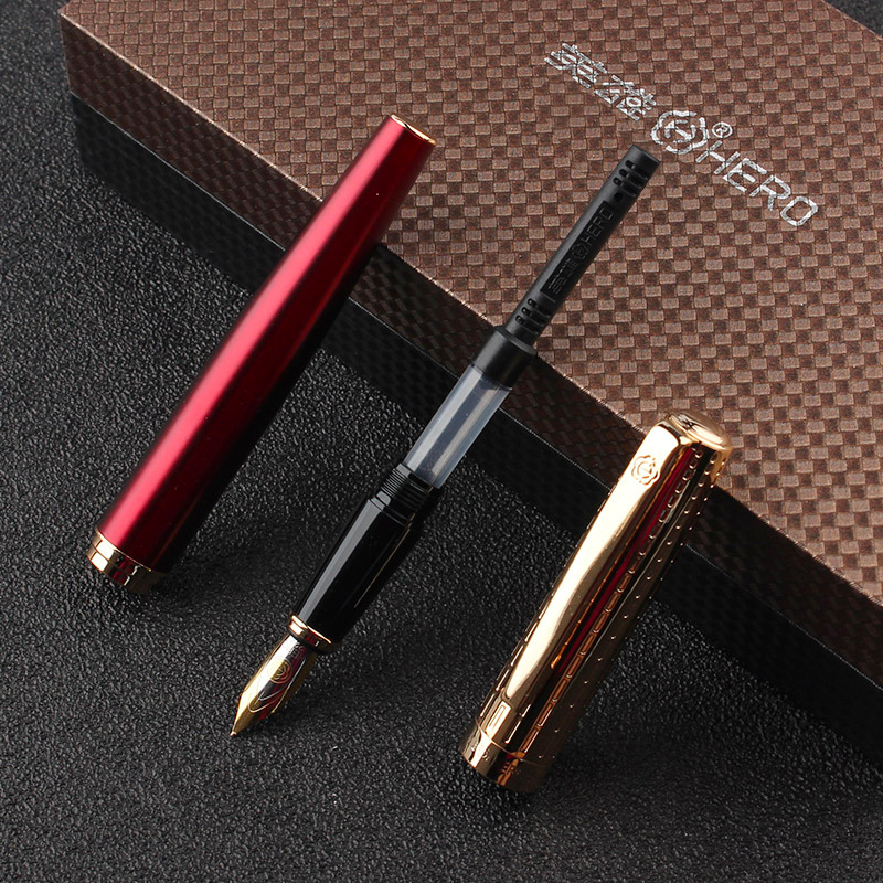 ヒーロー 382PLUS クラシックヴィンテージメタル万年筆 - Fountain Pen Bottled Ink のレビューと価格