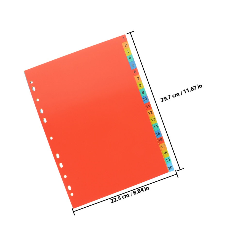ファイル整理セット2個。書類やオフィス用品の整理に。ハロウィ - Tab Divider A4 のレビューと価格