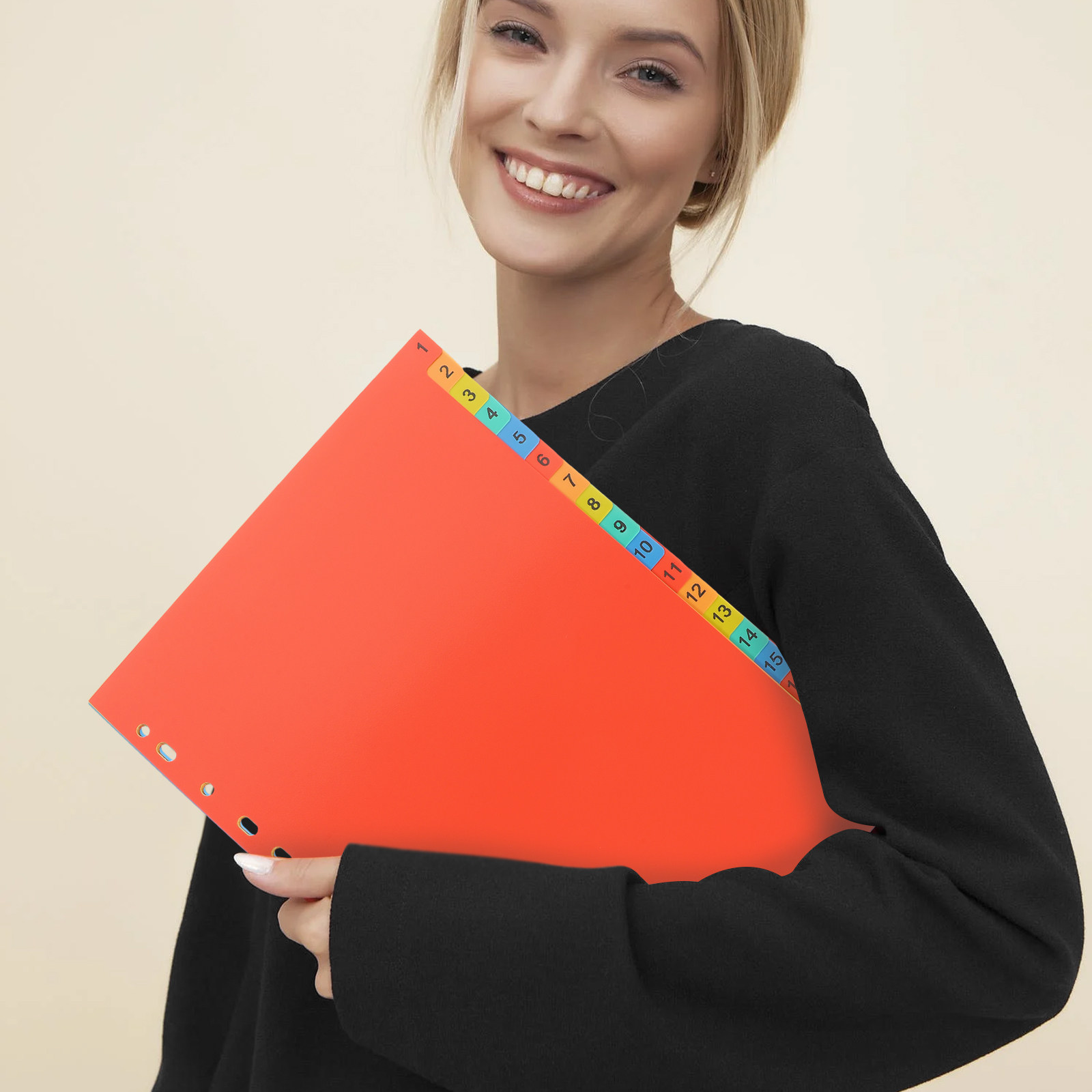 A4サイズ、タブ付き、20枚入り、厚手のインデックスページ。 - Tab Divider A4 のレビューと価格