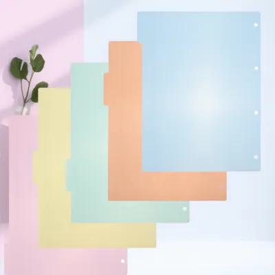 プロ仕様のプラスチック製インデックス・ディバイダー（仕切り） - Tab Divider A4 のレビューと価格