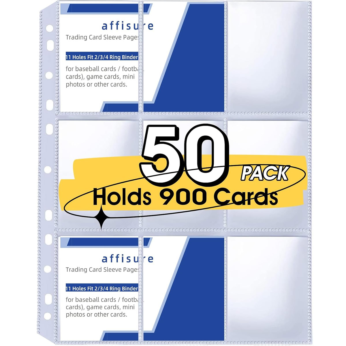 50枚入り 9ポケットカードスリーブ 900枚収納 両面トレ - Card Index Box のレビューと価格