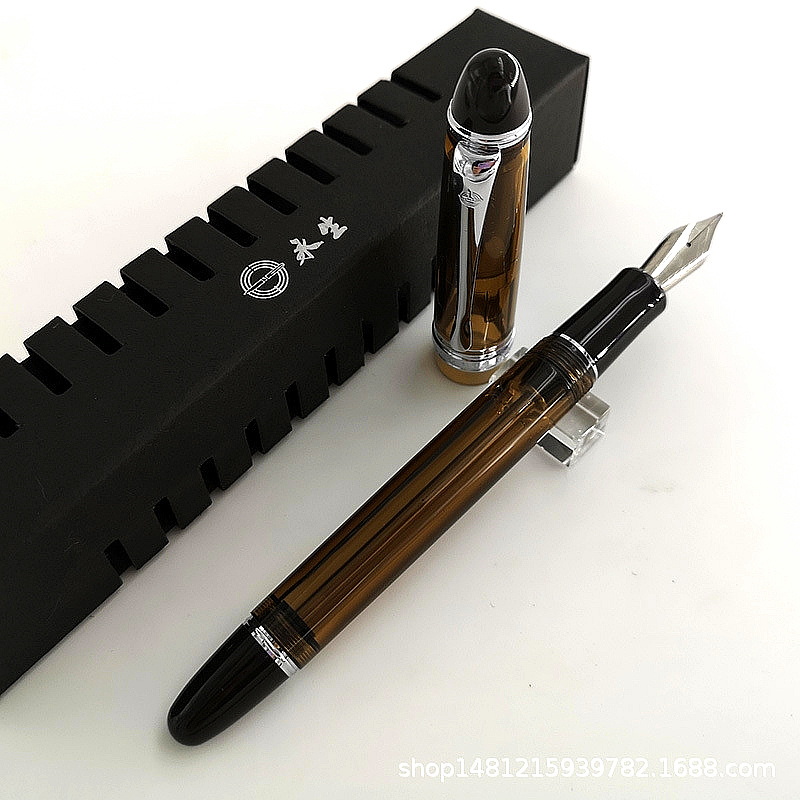 Wingsung 699 真空充填万年筆高品質アクリル透明バ - Fountain Pen Bottled Ink のレビューと価格